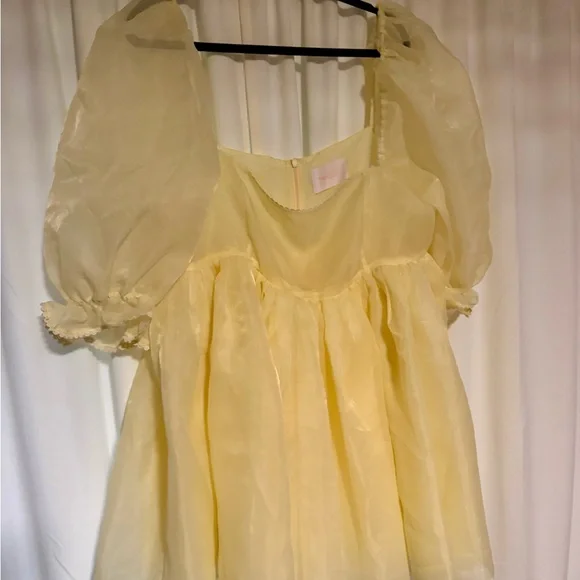 Selkie the baby banana puff dress - Picture 2 of 6